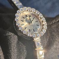 Zenith donna in oro bianco 18k con diamanti