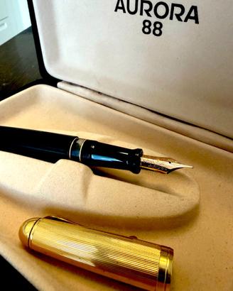 Aurora 88 Stilografica  Oro 14 k