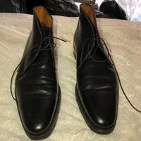 Polacchini neri Santoni pelle