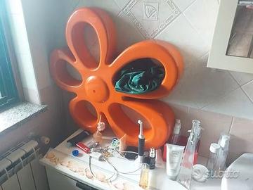 enorme fiore in ceramica design vintage