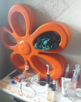 enorme fiore in ceramica design vintage