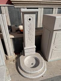 Fontana in pietra per giardino