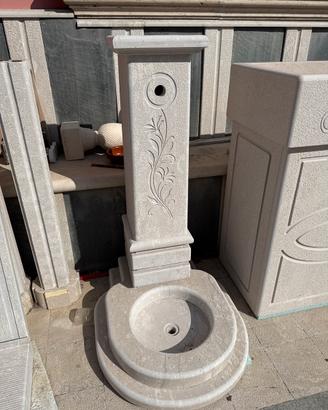 Fontana in pietra per giardino