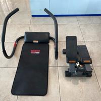 Crunch trainer + stepper Weider