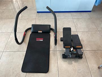Crunch trainer + stepper Weider