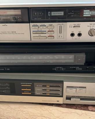 Amplificatore Sony hi fi stereo radio cassette