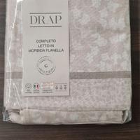 Set lenzuola flanella singolo NUOVE 100% cotone