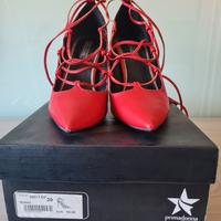 Scarpe col tacco rosse 