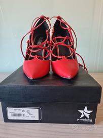 Scarpe col tacco rosse 