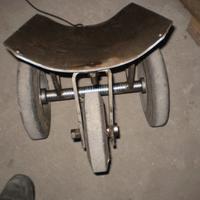 Carrello bombato in acciaio inox