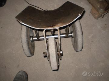 Carrello bombato in acciaio inox