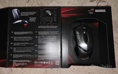 Mouse gaming asus rog in alluminio 