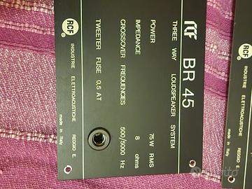 RCF BR 45 mascherine in metallo 