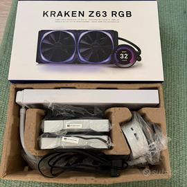 AIO Nzxt Kraken Z63 Bianco dissipatore RGB