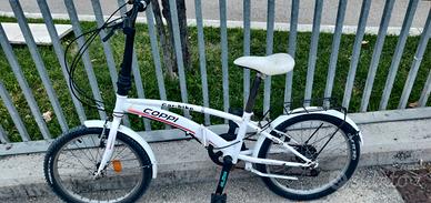 bici pieghevole 20 con gomme e cambio nuovi