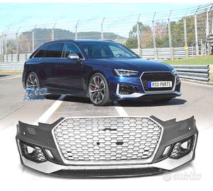 PARAURTI ANTERIORE AUDI A4 B9 15-19 RS4 PDC ARGENT