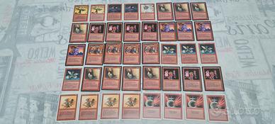 Magic the Gathering vecchie edizioni Lotto7 Rosso