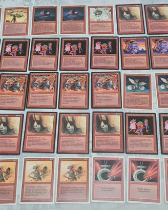 Magic the Gathering vecchie edizioni Lotto7 Rosso