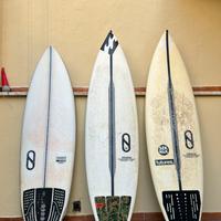 slater design surfboard houdini Great white