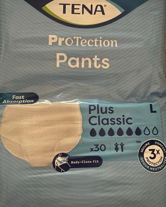 TENA Protection Pants Plus Classic L 30 NUOVI 