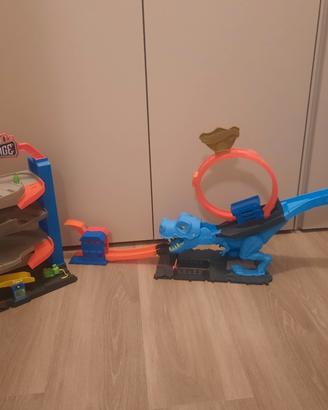 Pista e garage hot wheels 
