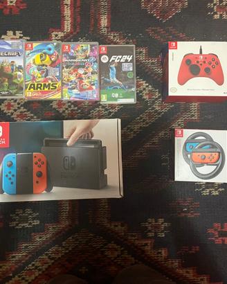 Nintendo Switch Completa + 4 Giochi +accessori