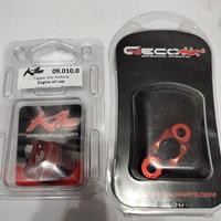 Tappo Olio e Semicollarinl Universale Ergal Rosso