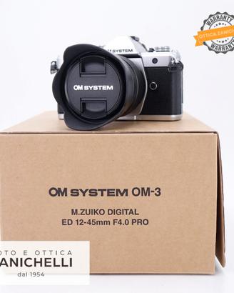 OM System OM-3  + ED 12-45 f/4 Usato (G935)