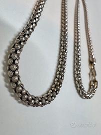 Splendida collana in oro bianco