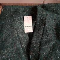 Giacca verde muschio e lame'