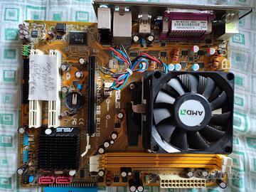 SCHEDE MADRI + CPU + RAM + DISSIPATORE CON VENTOLA