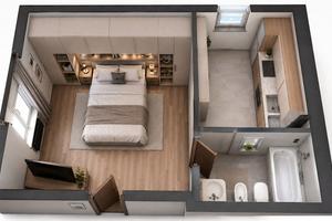 Monolocale di 30mq comodo per Porta Romana