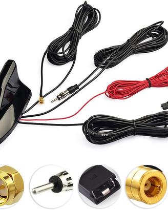 antenna amplificata radio DAB e sistema GPS