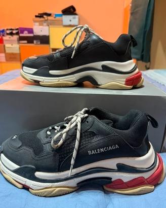 Balenciaga Triple S Nero Bianco Rosso - Sneakers