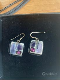 Orecchini in vetro