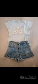 Magliettina e short bambina Yours