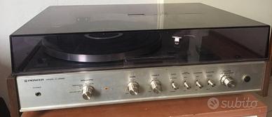 Pioneer C-4500 Giradischi amplificato anni 70