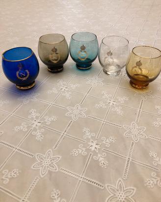 Bicchieri Napoleon cognac/ brandy anni 60/70