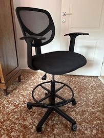 Sedia sgabello da ufficio SONGMICS