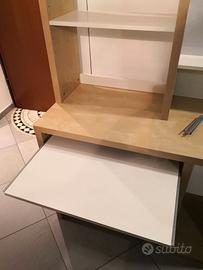 Ikea Scrivania Legno Libreria Tavolo Porta Pc .