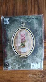 Kit ricamo DMC Miniatura Fiori