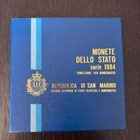 San Marino - Serie Divisionale 1984 "Grandi Scienz