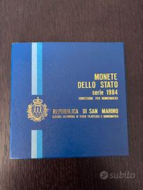 San Marino - Serie Divisionale 1984 "Grandi Scienz
