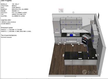 Cucina ancora imballata