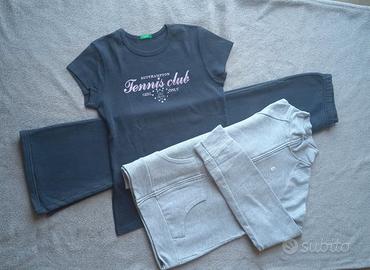 ABBIGLIAMENTO BAMBINA 12 ANNI ( 3 PEZZI BENETTON)