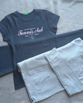 ABBIGLIAMENTO BAMBINA 12 ANNI ( 3 PEZZI BENETTON)
