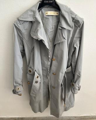 Trench grigio da donna taglia M