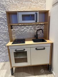 Cucina Ikea in legno