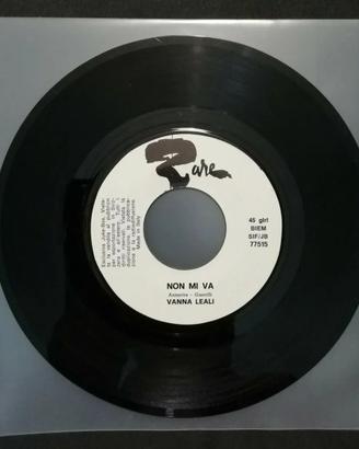 Vanna Leali L'Amore C'è / Non Mi Va 45 giri RARE