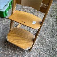 Sedia stokke Tripp Trapp molto usurata